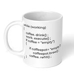 Akipi Coffee++ Program 11oz Coffee Mug Nerd Engineer Idea for Men Science Mug Great Gag for Programmer Geeks Computer Science Developers Coders Ceramic Tea Mugs ARM038 Ceramic Coffee Mug 11oz