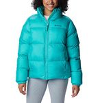 Columbia Women's Puffect Jacket, Bright Aqua, XXL