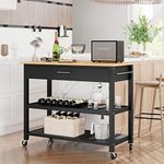 Shintenchi Kitchen Island Cart with