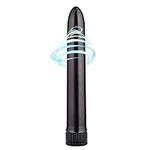 Kooho Quiet Waterproof Bullet Rod Soft Silicone Toys Powerful Mini Stick Massage Ball for Women Pleasure, Personal Mini Travel Bullet Tool for Men and Women, Electric Handheld Play Black (01)