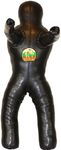 Suples Baby Souvenir Dummy with Legs - Metallic Silver Autograph Sharpie Included - Black Synthetic Leather for Coaches, Athletes, Sponsors, Teams!