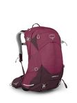 Osprey Sirrus 34L Women's Hiking Backpack, Elderberry Purple/Chiru Tan