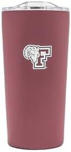 Decorvo Officially Licensed Collegiate Stainless Steel Tumbler - Double Walled Insulated Travel Tumbler with Slide Lid - 18 oz (Fordham)