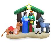 Winter Wonder Lane 6.5' Inflatable LED Nativity Scene