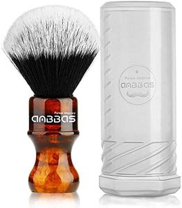 Anbbas Blaireau Rasage Avec Manche en Résine,Pur Poil,Badger Shaving,Qualité Supérieure,Bon Choix Pour Brosse Rasoir Blaireau Homme