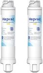 Haprait HP007 Replacement for Frigidaire EPTWFU01, EWF02, Pure Source Ultra II Water and Ice Filter, Pack of 2