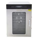 Hakka Food Dehydrator Commercial, 16 Trays Food Dryer Food Dehydrator Machine for Jerky/Vegetables/Fruits/Meat/Dog Treats/Herbs, Stainless Steel, 1350W