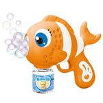 WireScorts Clown Fish Bubble Gun Toys for 3+ Year Old Kids Boys Girls, Automatic Bubble Machine with Bubble Solution, Summer Outdoor Kids Toys for Birthday Gifts for 3 4 5 6 7 8 Year Old