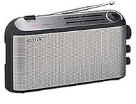 Sony ICF-703LB 3 Band Portable Radio - Silver