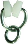 JR Products 81165 Type B Wheeled Curtain Carrier with Ring, (Pack of 14)