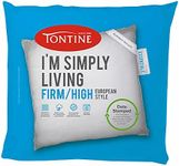 Tontine 65x65cm Simply Living European Cotton Square Pillow Firm High Profile WT