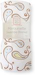 SwaddleDesigns Marquisette Swaddling Blanket, Triplets Paisley, Pastel Blue