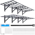 VEVOR Garage Storage Shelving, 2 Pack, 6 x 2 ft Heavy Duty Garage Shelves Wall Mounted, 1600 lbs Load Capacity(Total) Garage Storage Rack Floating Shelves, Suitable for Shop, Shed, Garage Storage