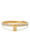 Kate Spade New York charm bangle, White Gold