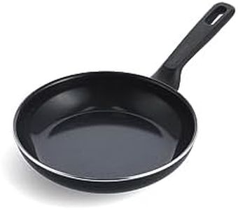 GreenPan Memphis Healthy Ceramic Non-Stick 20 cm Frying Pan, PFAS Free, Induction, Oven Safe, Black