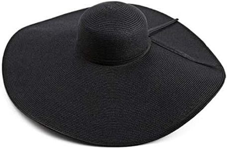 San Diego Hat Company Women's Ultrabraid X Large Brim Hat Black