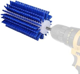 GHWMYD Livestock Scratching Mini Roto Drill Brush Attachment For Horse Sheep Goat Pig Grooming, Relieve Itching on the Back, Remove Harmful Parasites/Dead Skin/Shedding Hair, 5/18Inch Shank, Blue