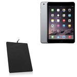 BoxWave Case Compatible with iPad (1st Gen 2010) - Velvet Pouch, Soft Velour Fabric Bag Sleeve with Drawstring - Jet Black