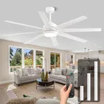 Modern Ceiling Fans with Lights, 65