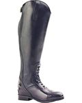 Ovation Women's Durable Stylish Equestrian Horse Riding Tall Extra Wide Calf Leather Flex Plus Field Boot, Regular, 9 X-Wide