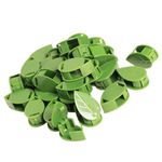 Plant Clips for Climbing Plants, Wall Fixture Clips with Acrylic Adhesive Sticker Plant Fixer, Self-Adhesive Hook, Green Wall Vines Support for Vine Fixture Indoor Outdoor Decoration (30PCS)