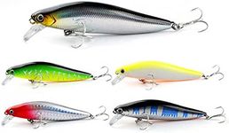 5 Pack Fishing Lures Large Hard Bai