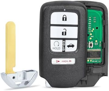 Beefunny Replacement Remote Keyless Entry Key Fob for Honda Accord 2016 2017 2018 FCC ID:ACJ932HK1310A PN: 72147-T2G-A51 5Buttons 433MHz