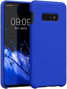 kwmobile Case Compatible with Samsung Galaxy S10e Case - TPU Silicone Phone Cover with Soft Finish - Baltic Blue