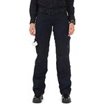 5.11 Tactical Women's Taclite Lightweight EMS Pants, Adjustable Waistband, Teflon Finish, Style 64369 (Dark Navy, 6-Long)