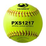 PHINIX Practice Softballs Official Size and Weight Professional Quality，Practice, Competitions, Gifts.