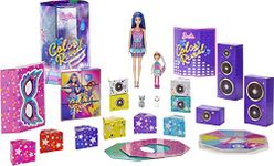 Barbie Color Reveal Surprise Party! Set with 50+ Surprises: 1 Barbie Doll, 1 Chelsea Doll, 2 Pets, 6 Color-Change Activations, Accessories & More, Dance Party-Themed Set, Gift for Kids 3 Years +