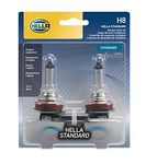 HELLA H8 Halogen Headlight Bulb, 12V, 35W, PGJ19-1, H8TB, 2 Pack
