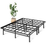 Zinus King Bed Frame - 14 in SmartBase Elite Metal Bed Frame with Steel Slat Support, Box Spring Replacement, Tool-Free Assembly - Super Heavy Duty Platform Bed Frame with Underbed Storage Space, King Size