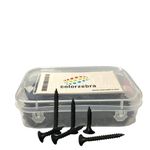 Color Zebra Drywall Screws Assorted Sizes 0.75inch (19mm) / 1inch (25mm) / 1.25inch (32mm) Pack - 300 pcs (100 each Size)