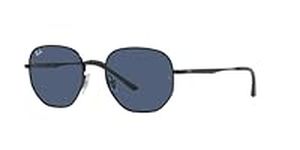 Ray-Ban RB3682 Sunglasses, Black/Dark Blue, 51 mm