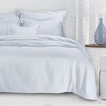 Spread Spain The White Cotton Print Bedsheet, 400 Thread Count Super King Size with Two Pillow Cases (Sunrise)