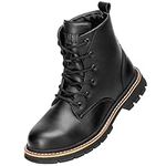 PAMEILA Steel Toe Work Boots for Wo
