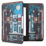 kwmobile Case Compatible with Amazon Kindle Paperwhite Case - eReader Cover - Book City Multicolor