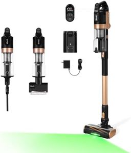 LEVOIT VortexIQ® Pro Cordless Vacuum Cleaner, NeoSight™ Green Light Dust Reveal, Ultra Powerful Suction, 60-Min Runtime, Anti-Tangle Brush, Self-Standing, 180° Lay-Flat Design, HEPA Filter