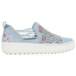 Jambu Womens Erin Perforated Slip On Sneakers Shoes Casual - Blue