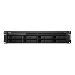 Synology RackStation RS1221+ - NAS server - 8 bays - rack-mountable - SATA 6Gb/s - RAID 0, 1, 5, 6, 10, JBOD - RAM 4 GB - Gigabit Ethernet - iSCSI - 2U
