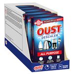 Oust Powerful All Purpose Descaler, Limescale Remover – Ideal for Kettles, Coffee Machines, Irons and Shower Heads, 3 Sachets x 6 (18 Sachets Total)