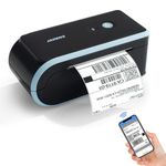 JADENS Bluetooth Thermal Label Printer, Wireless Label Printer for Shipping Packages, Compatible with iOS, Android, Windows, Mac, Chromebook, Widely Used for Etsy, Ebay, Shopify, USPS