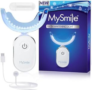 MySmile Teeth Whitening Accelerator Light Powerful 28 LED Blue Light Each 10 Minutes at A Time with USB Charger Mouth Trays Form Perfectly Teeth Care Oral(Only 1Pcs LED Light and 4ml Gel)