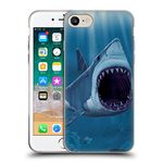 Head Case Designs Officially Licensed Vincent Hie Shark Bite Underwater Soft Gel Case Compatible With Apple iPhone 7/8 / SE 2020 & 2022