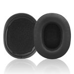 Replacement Ear Pads for Skullcandy Crusher Wireless/Evo/ANC Hesh 3/EVO/ANC, Headphones Ear Cushions, Headset Earpads, Ear Cups Cover-Black