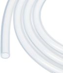 Rebower 33ft 1/8" ID x 1/4" OD Silicone Tubing Clear Industrial Plastic Tubing Pure Silicone Hoses for Pump Siphoning Draining Irrigation Brewing