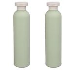 CARTSMING 2 Pcs Empty Shampoo Bottles Flip Cap Shower Gel Bottle Refillable Squeeze Containers Be Suitable for toiletries Shower Gel Lotions Cream Body Wash Conditioner