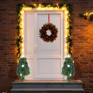 Yaheetech 4ft Fibre Optic Christmas Tree – Pre-Lit Holiday Decor