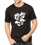 Trendtones Beatles Graphic Printed T-Shirts for Men Black